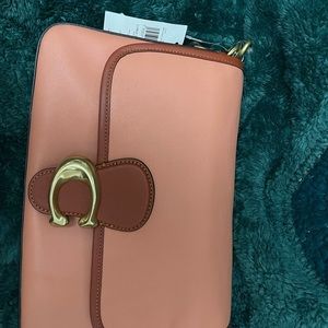 Brand New Coach Tabby COLORBLOCK Soft Leather Shoulder Handbag C5261